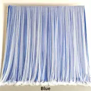 2 Layers Tulle Satin Curtain Drape Wedding Party Photo Backdrop Prop Decoration