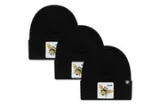 3x Goorin Buzzed Beanie Hat Warm Winter Ski Animal Series - Black