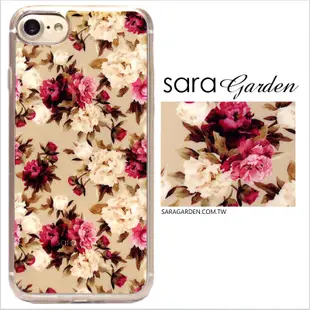 【Sara Garden】客製化 軟殼 蘋果 iPhone 6plus 6SPlus i6+ i6s+ 手機殼 保護套 全包邊 掛繩孔 低調玫瑰碎花
