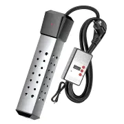 2000W 220V Floating Bucket Heater Immersion Water Heater with Thermostat Electric Water Heater High Power Water Heater