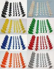 Morrison Games Napoleonic & Civil War Military Miniatures: Toy Soldiers Set (Infantry, Cavalry, Artillery, Ships) - 384 Pieces - Ages 14+ - Includes VIKTORY II Board Game