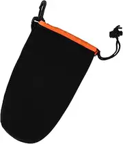 SHOWERORO Neoprene Lens Pouch Bag for DSLR Camera Shockproof Drop Resistant Case with Buckle Attachment for Easy Carrying Protection for Camera Lenses