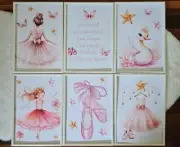Ballerina Wall Art Ballet Pictures Prints Girls Room Nursery Prints Tutu Ballet
