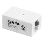 DETA RJ45 8P8C Ethernet Inline Coupler / Joiner