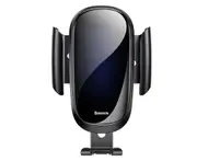Fully Automatic Air Outlet Car Support Car Air Outlet Multifunctional Gravity Support Car Accessories-Black