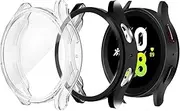 [2 Pack] Case Compatible for Samsung Galaxy Watch 5 44mm All-Around Protective Cover Screen Protector for Galaxy Watch 5 44mm (44MM)