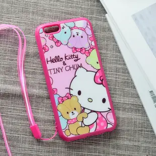 【GET IT】HELLO KITTY 掛繩iphone6/6S矽膠保護套軟殼外殼手機殼