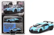 True Scale Miniatures Model Car Compatible with Bugatti Chiron Pur Sport “Grand Prix” 1/64 Diecast Model Car MGT00487