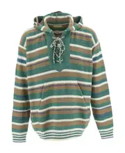 Nick Fouquet Long Sleeved Hooded Sweater M Green
