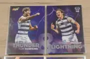 2016 Select Footy Stars Thunder & Lighting Geelong (2 card set)