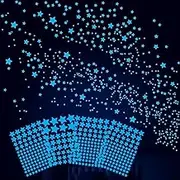 Glow in The Dark Stars Wall Decor for Bedroom Glow in The Dark Stars for Ceiling Space Galaxy Wall Stickers Decals for Living Room Decoration