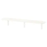 BERGSHULT / RAMSHULT wall shelf, white, 120x20 cm