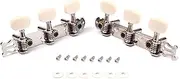 Kisangel 2pcs Tuning Machine Heads for Classical Guitars Spacing Tuning Pegs with Buttons Replacement for Acoustic Guitars Easy to Use and Install