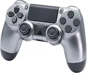Wireless Controller for PS4 /Pro/Window PC Enhanced Gamepad with Double Motor Shock/Remote Joystick/Audio/Touch pad(Gray)