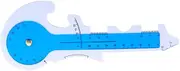 Ipetboom Measurement Ruler for Pupil Distance Measurement Eyeglasses Pupil Distance Ruler Eyes Tool Measuring Eye Calipers Measuring Tool Meter Caliper Pupillometer for Eyeglasses Plastic