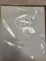 Vintage 25th Anniversary Scrap Book -- From 1971 -- Never used