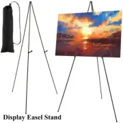 66" Tall Folding Display Easel Stand Adjustable Display Easel Portable paSvj