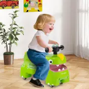 CostwayToddler Ride on Toy Walking Sliding Car with Under Seat Storage-Green