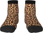 [JBYJBX] Leopard Pattern Print Adult Socks Womens Mens Workout Thermal Cozy All-Season Gift Holiday Articles Use