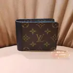 LV 路易威登 GASPAR 錢包 M93801 棕色老花 雙拼色 雙折皮夾 錢夾 短夾