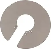 Hair Dye Protective Collar Adjustable Magnetic Fixation Hair Salon Neck Collar for All Customers (Gray)