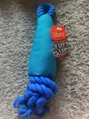 Hartz Tuff Stuff Retriever Dog Toy - Choice of Red, Blue, or Green