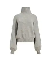 Khaite Morris Roll Neck Jumper granite