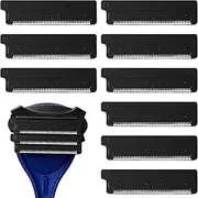 9 Pcs 2.0 Back Shaver Replacement Blades Compatible with BAK-BLADE 2.0/3.0/2.0 Elite Body Shavers, Safe and Soft Cartridges for Wet/Dry Body Shaving, Disposable Razor Heads
