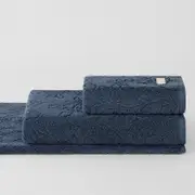 Sheridan Orson Canopy Towel Range in Washed Indigo Cotton