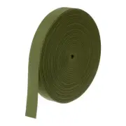 Flat Nylon Webbing Strap 1 Inch 10 Yards 1.1mm Thk for Bags Army Green