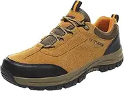 [JiuQing] Men's Hiking Shoes Low Rise Trail Running Shoes Lightweight Casual Travel Camping Sneakers