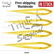 New Gold coated 4pcs Kamiyama Type Micro Scissors neurosurgery instruments