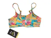 Art Class Girl Bikini Top Small 6/6X Yellow Floral Colorful Hawaii Target Top