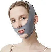 V Face Masks, Reusable V-Line Mask, for Double Chin and Saggy Face Skin, Suitable for Daily Use, Grey