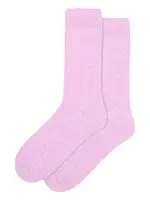 Underworks Womens Heat Bods Chenille Ribbed Crew Sock 1Pk
