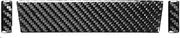 ATATNK Compatible for Saab 9-3 2003-2011 Real Carbon Fiber Sticker Center Cigarette Lighter Panel Trim Cover Car Accessories Interior Decorative(7 Brushed Black)