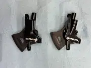 PAIR SRAM Replacement Level T Caliper Assembly, Post Mount (non-CPS), Front/Rear