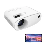 Mini Projector with Wifi Portable Projector Support 1080P 170" Mini HD Movie ...