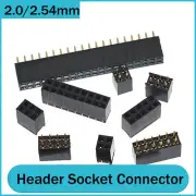 2.0mm/2.54mm PCB Header Vertical Female Socket Connector - Double Row