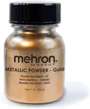 Mehron Metallic Powders - Gold G (1 Oz/28 Gm) Colour Name:Gold