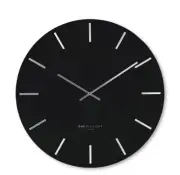 LUCA BLACK 40 CM SILENT WALL CLOCK