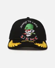[ED HARDY] Ed Hardy Born To Lose Trucker Snapback Black - Size ONE ONE Black