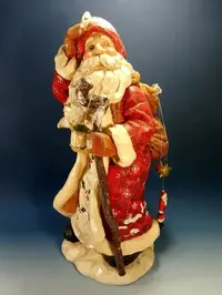 在飛比找Yahoo!奇摩拍賣優惠-大型聖誕老公公塑像擺飾：大型 聖誕節 老公公 塑像 擺飾 居
