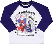 [TAKARA TOMY A.R.T.S] Takara Tomy Arts 571 Pokemon Boys Long Sleeve T-Shirt Millaidon Collidon Raglan Sleeve, Navy, 120