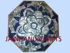 18" Marble Dining Coffee Center Corner side Inlay Malachite Table Top