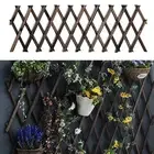 Extendable Wooden Trellis Lattice Fence Panel Decor Flowers Growing