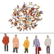 Bring Your HO Scale Train Layout to Life with 50 Vibrant Painted Figures