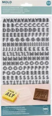 We R Memory Keepers Mold Press Alpha Thickers-Small - 3 Pack