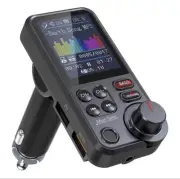 1.8 Inch Wireless Car Bluetooth FM Transmitter Aux Supports QC3.0 Charging