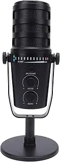 Professional Cardioid Dynamic Microphone with Stand for Live Recording Gaming USB XLR/4807
